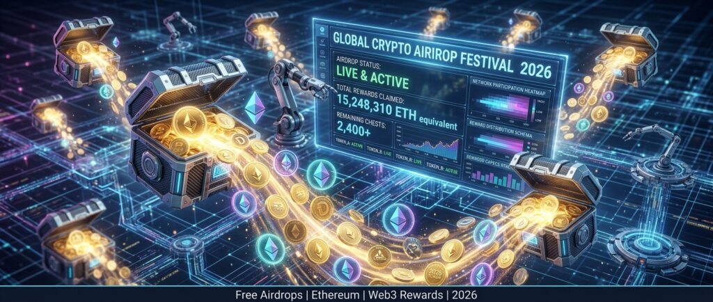 Top Free Crypto Airdrops to Claim This Month Feature Image