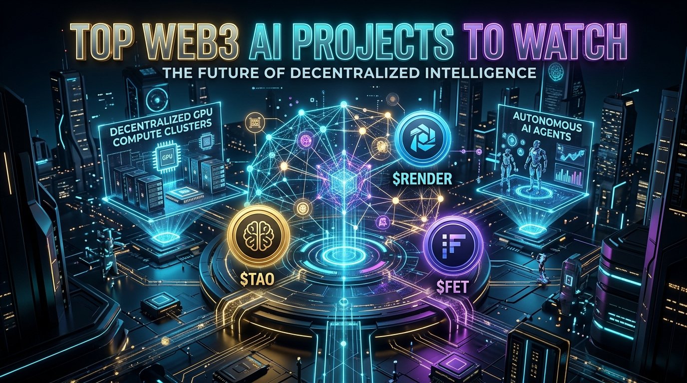 Top Web3 AI Projects to Watch Feature Banner