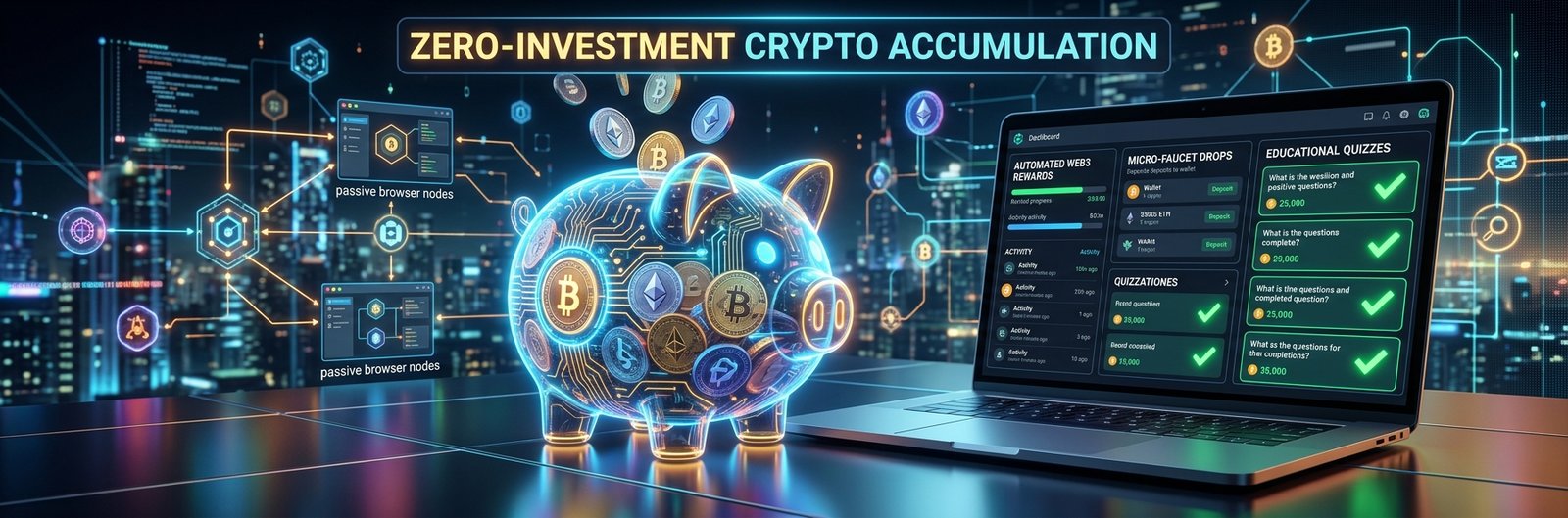 How to Earn Free Crypto Daily Without Trading Feature Banner