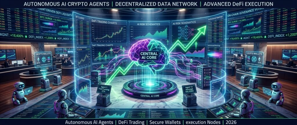 Autonomous AI Crypto Agents Changing the Crypto Market Feature Image